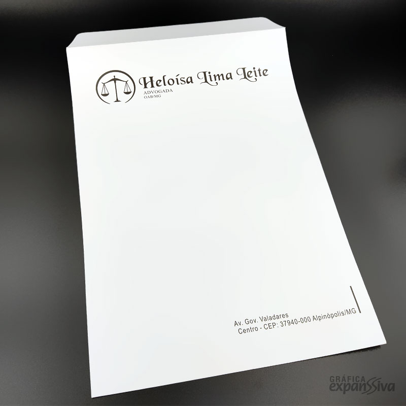 Envelope Médico Personalizado